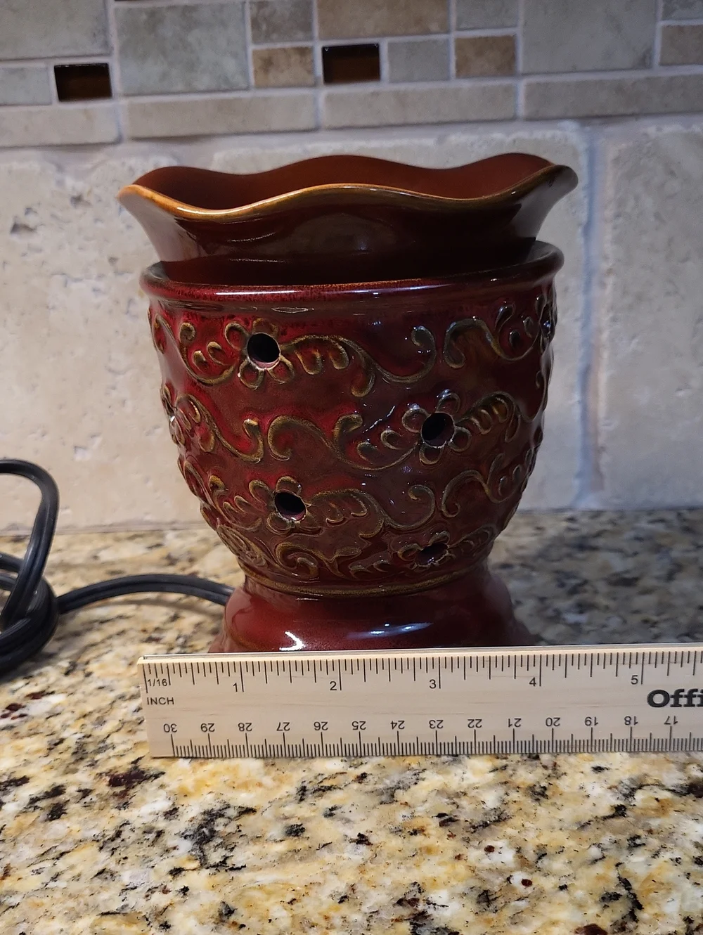 Retired Scentsy Roma Ceramic Electric Wax Warmer